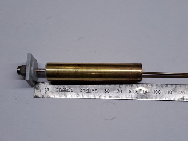 Sleeve and semi-rigid coax length inside 90 mm.